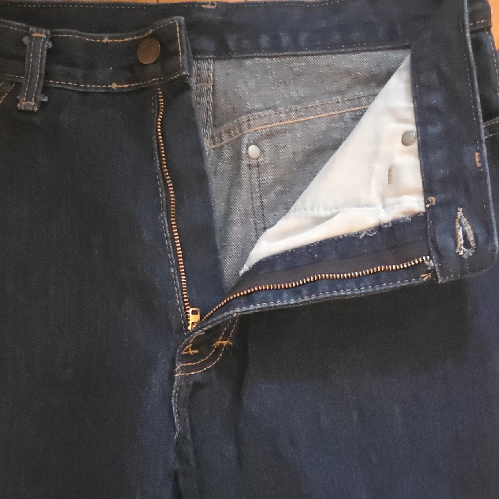 Buy 2 Get 1 Free Vintage 70s Calvin Klein High Rise Wide Leg Jeans Sz 30 31 - Picture 5 of 12